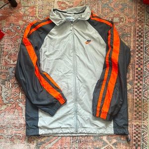 Vintage Mens Nike zip down windbreaker size Large